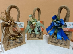 Borsa Regalo piccola con 2 conf. di miele